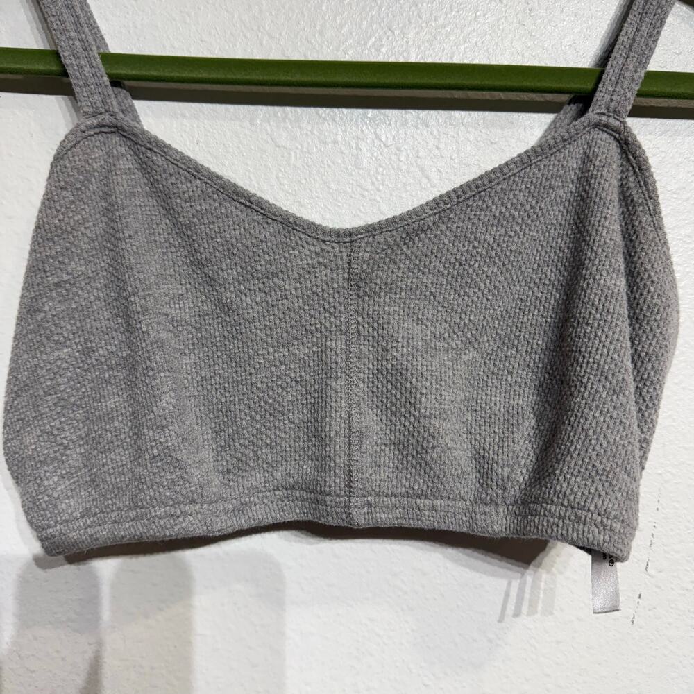 Free People Gray Oh Ribs Bralette Sz M - Picture 4 of 14